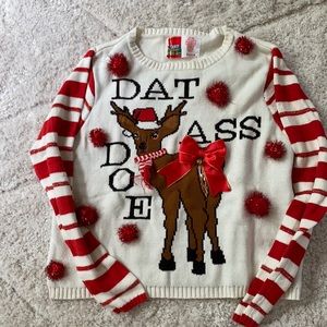 Dat Ass Doe Ugly Christmas Sweater